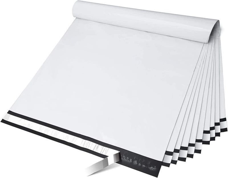Fuxury Poly Mailers Large 19x24â€ 50 Pack, XL Shipping Package Envelopes,Strong Adhesive Sealing, Waterproof Postal Mailing Bags for Clothing, Return, Accessories - Image 1